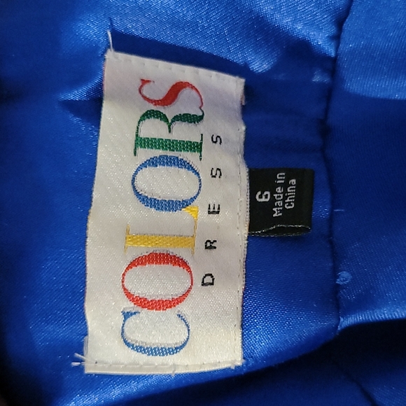 Royal Blue Prom Dress - Picture 5 of 5